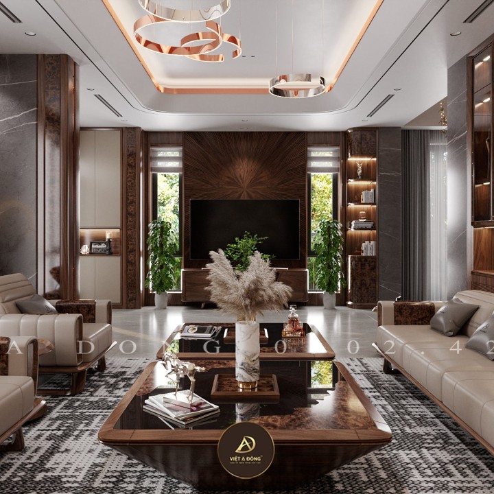 Sofa gỗ óc chó VISION SF - 02